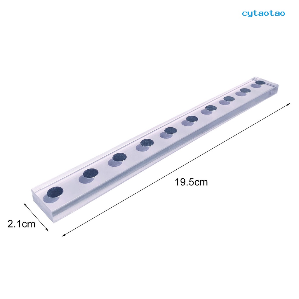 Đế Trưng Bày Móng Tay Giả Hình Sóng Nhiều Màu / Trong Suốt