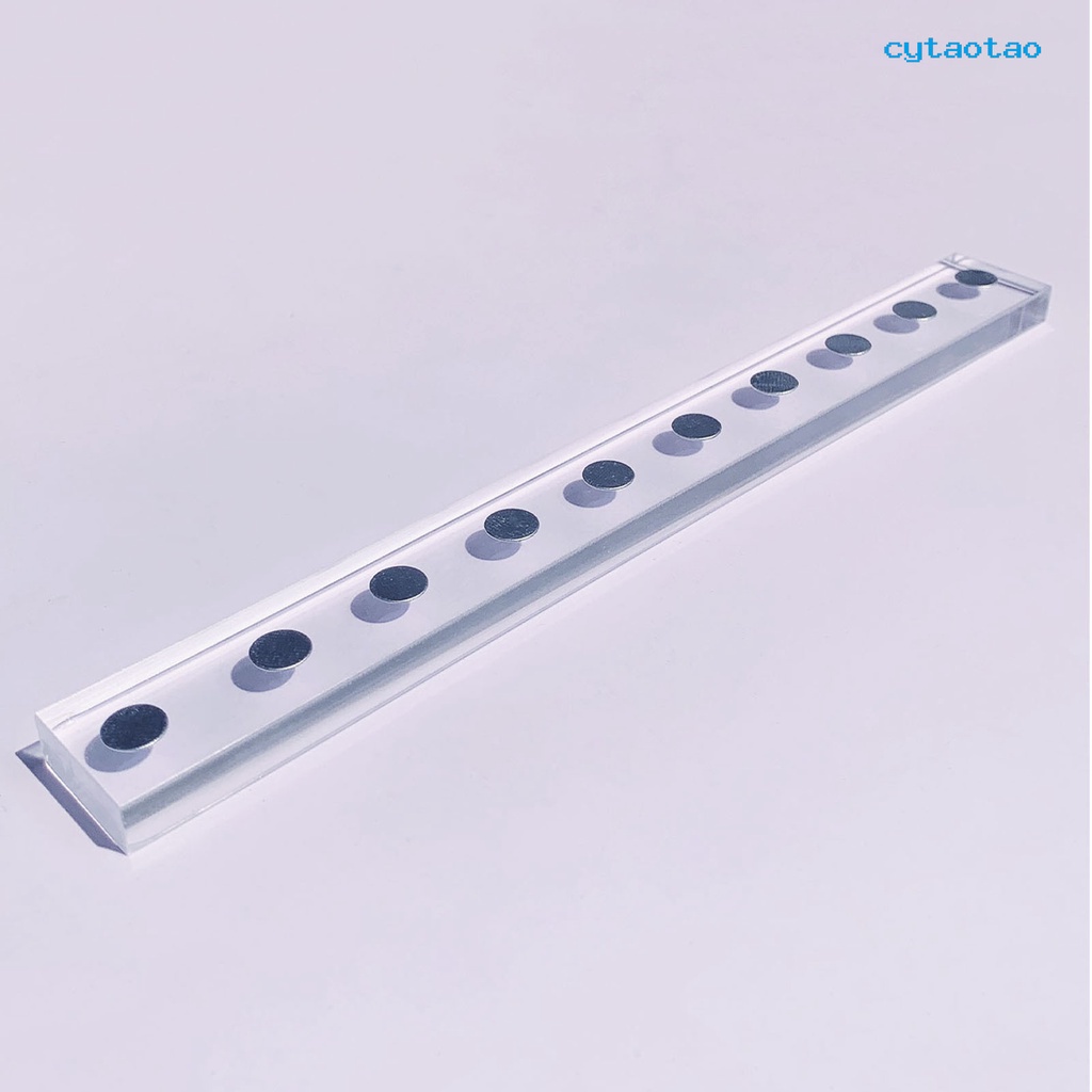 Đế Trưng Bày Móng Tay Giả Hình Sóng Nhiều Màu / Trong Suốt