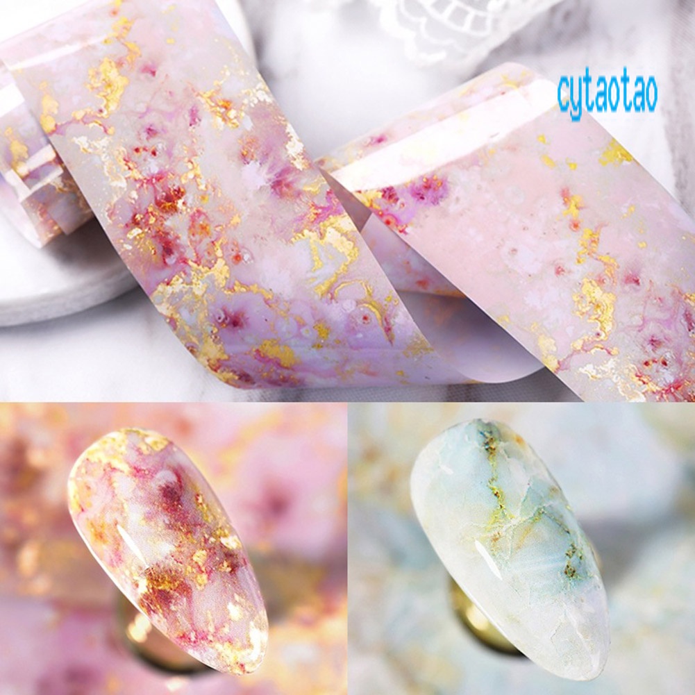 Sticker Dán Móng Trang Trí Nghệ Thuật Họa Tiết Sao Trời Màu Hồng / Xanh Dương