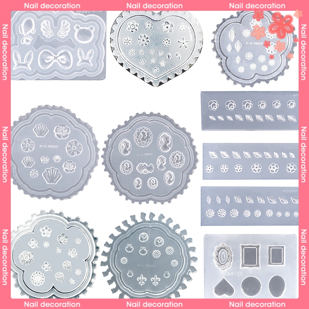 Khuôn Silicone Tạo Hình Lá Trang Trí Bánh DIY