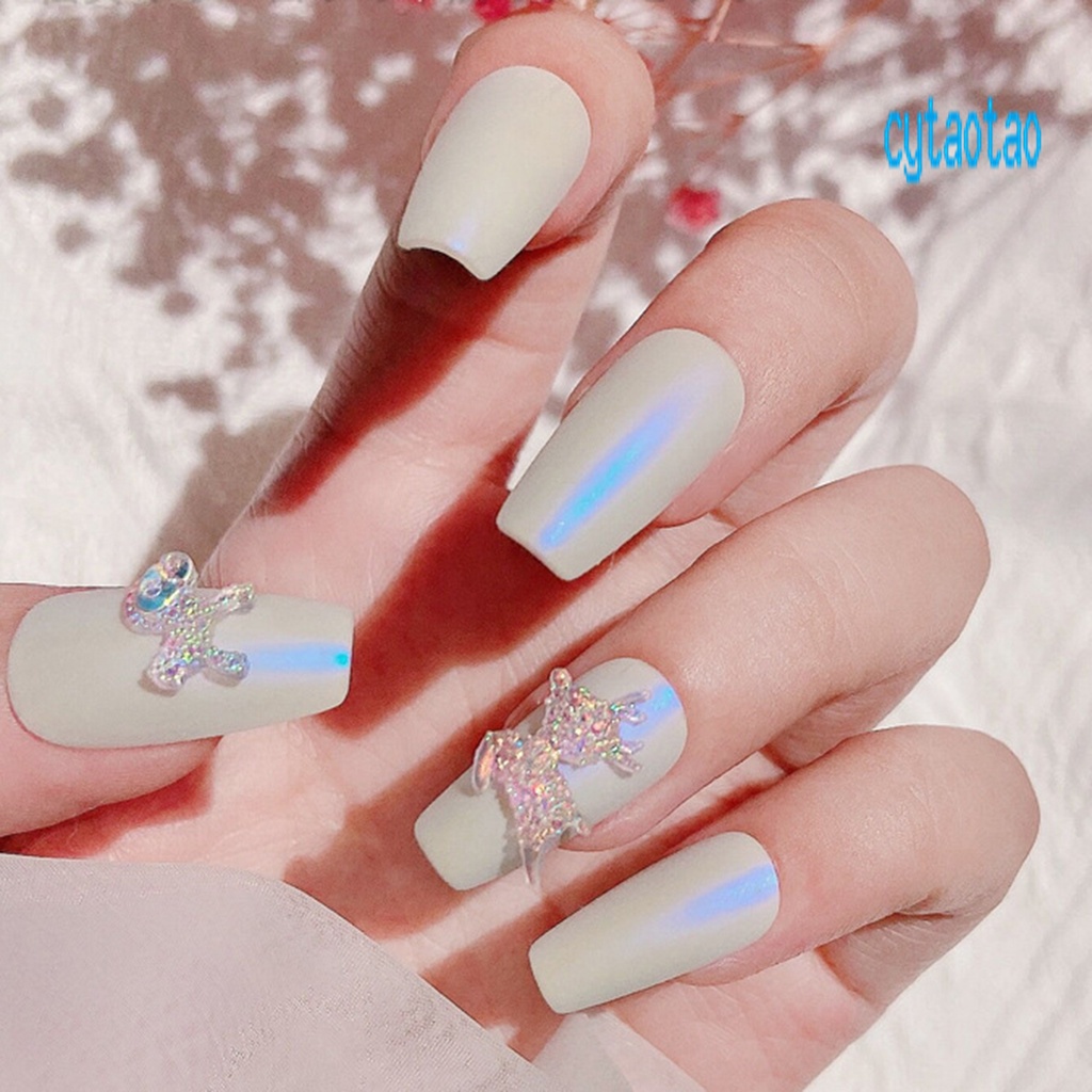 Bộ 30 Đá Đính Trang Trí Móng Tay Hình Động Vật Xinh Xắn