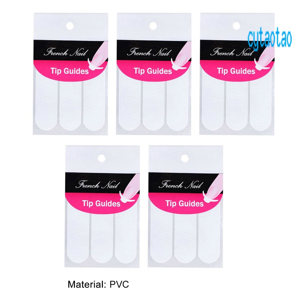 Set 240 Miếng Dán Móng Tay 5 Túi Thân Thiện Với Môi Trường DIY