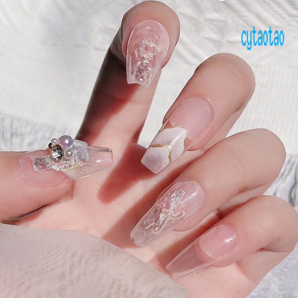 1 Hộp Kim Tuyến Lấp Lánh Hình Vỏ Sò Dùng Trang Trí Móng Tay