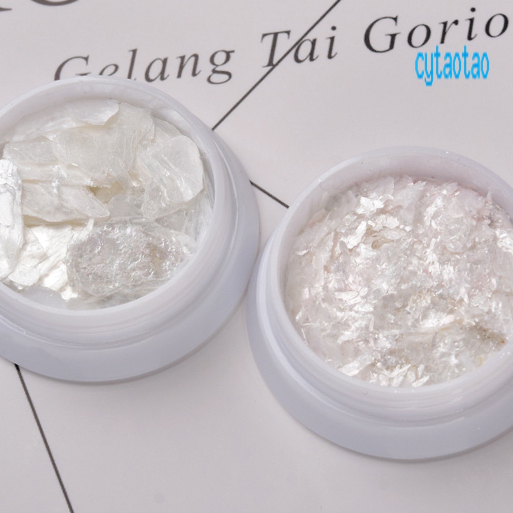 1 Hộp Kim Tuyến Lấp Lánh Hình Vỏ Sò Dùng Trang Trí Móng Tay