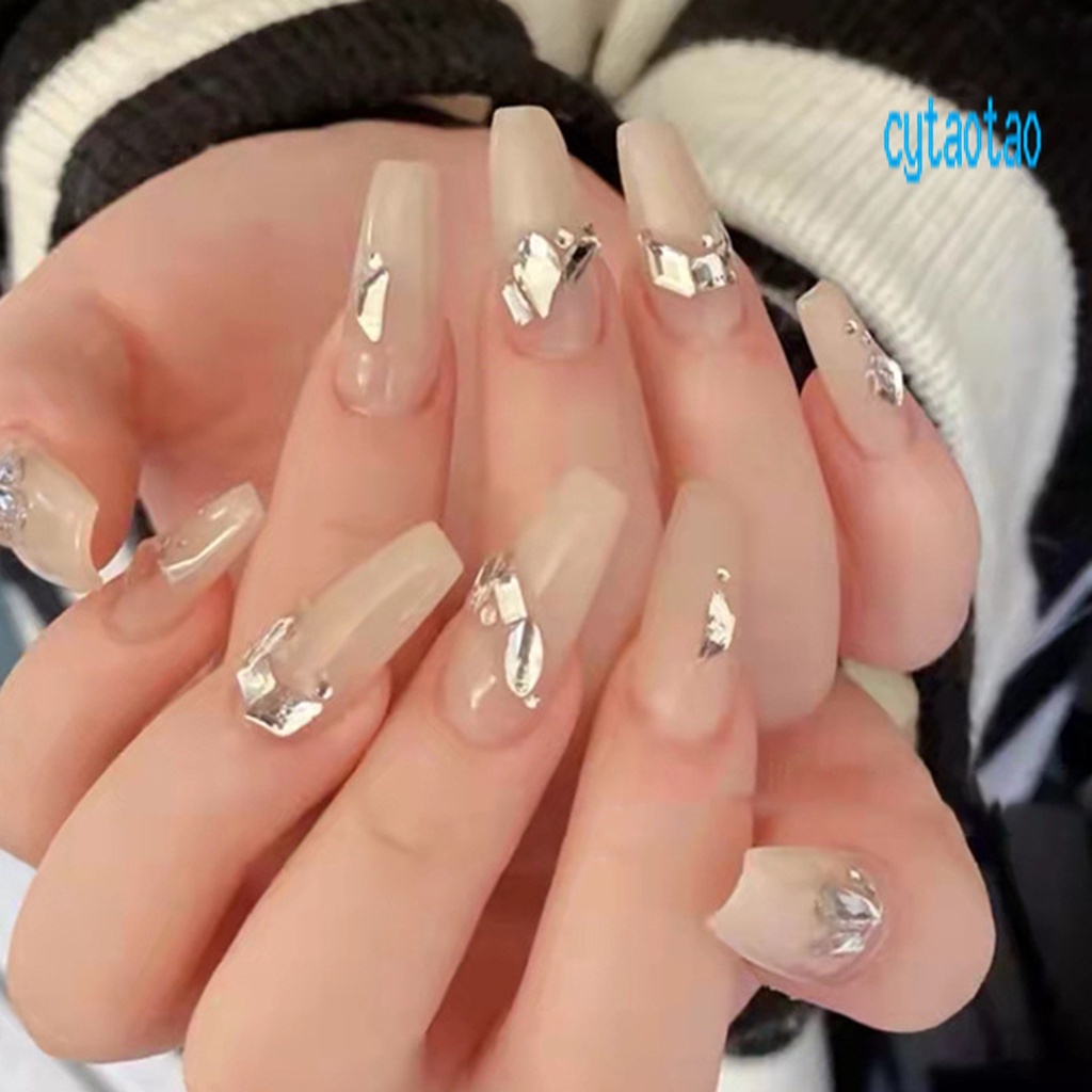 Set 100 Phụ Kiện Đính Trang Trí Móng Tay Siêu Nhẹ DIY Dành Cho Nữ