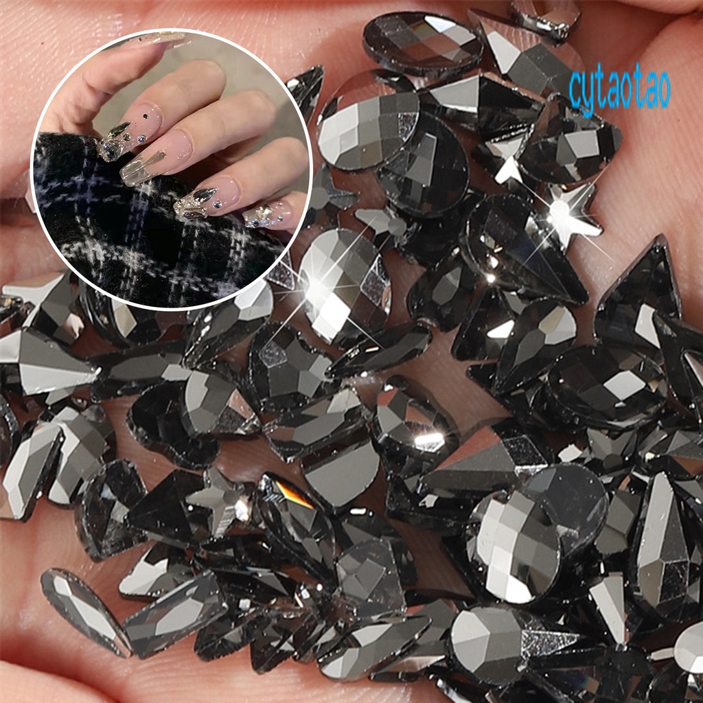 Set 100 Phụ Kiện Đính Trang Trí Móng Tay Siêu Nhẹ DIY Dành Cho Nữ