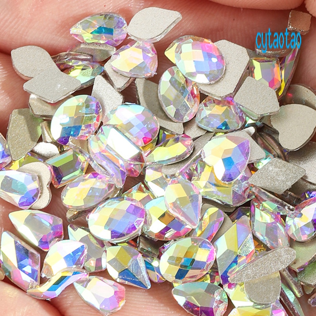 Set 100 Phụ Kiện Đính Trang Trí Móng Tay Siêu Nhẹ DIY Dành Cho Nữ