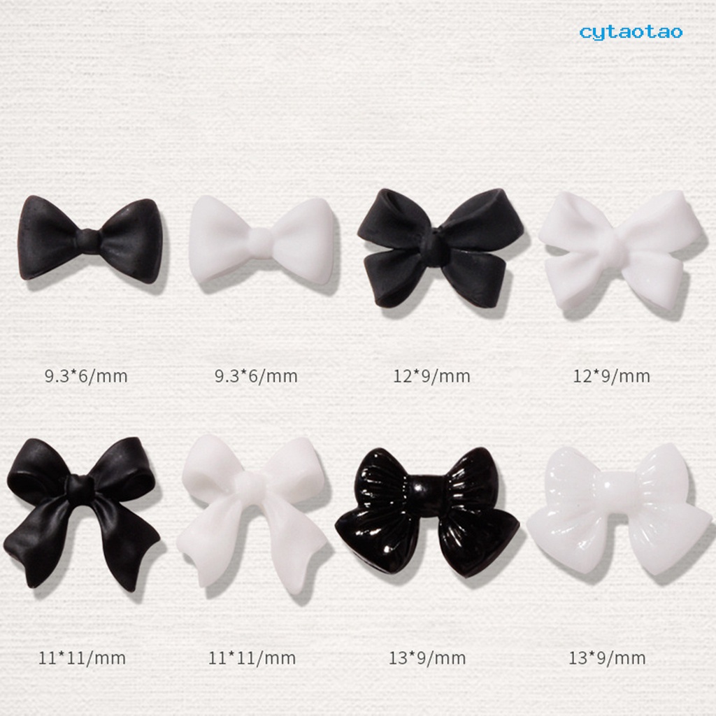 Set 50 Phụ Kiện Nơ Mini Trang Trí Móng Tay 3D Cho Nữ