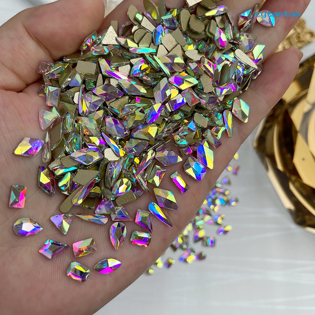 Túi 50 Hạt Đá 3D Lấp Lánh Trang Trí Móng Tay