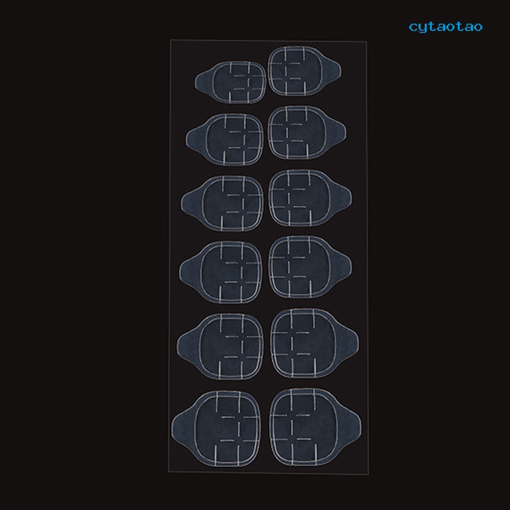 Set 120 Băng Keo Dán Móng Tay Giả Trong Suốt Hai Màu