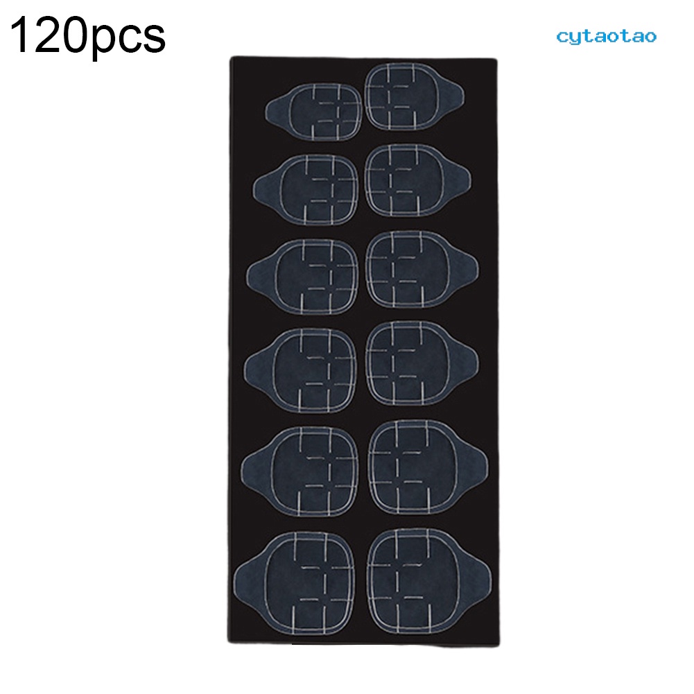 Set 120 Băng Keo Dán Móng Tay Giả Trong Suốt Hai Màu