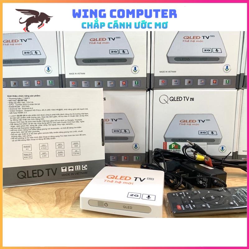 tivi box QLed 2Gb biến tv thường thành tv thông minh