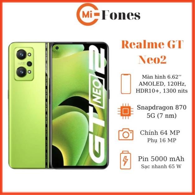 Điện thoại Realme GT NEO 2/máy nhập khẩu hàng nội địa fullbox nguyên seal bảo hành 18 tháng
