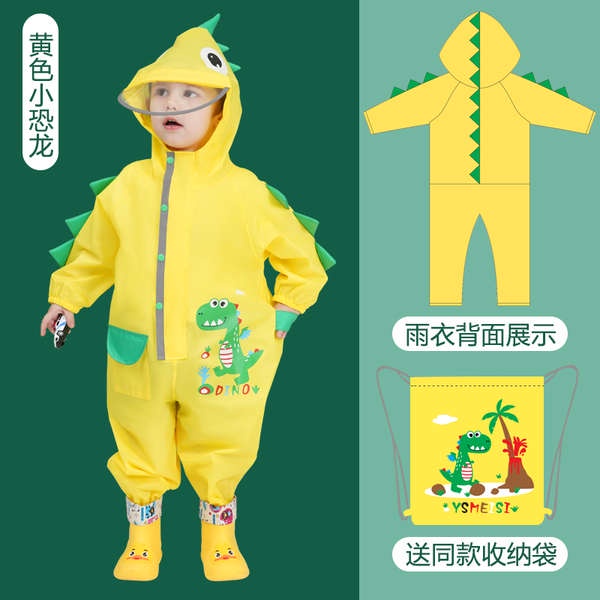 ☀Áo Mưa Dáng Dài Che Phủ Toàn Thân Chống Mưa Dành Cho Trẻ Mẫu Giáo♬