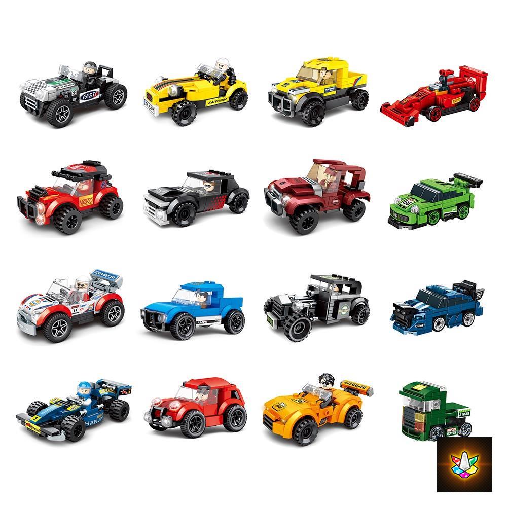 Đồ chơi Lego lắp ráp hình ô tô xe đua thể thao địa hình thông minh bộ 1