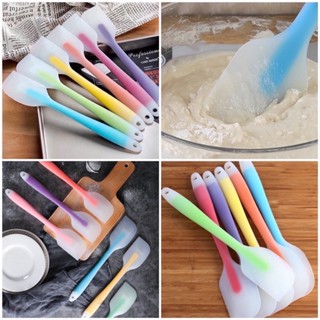 Phới đúc sạn silicon khuấy bột 21 cm (B2) chịu nhiệt độ cao, vét bột, trộn bột làm bánh