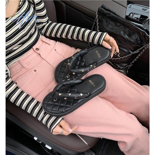 Sandal Xỏ Ngón Đế Dày Thời Trang Đi Biển Cho Nữ