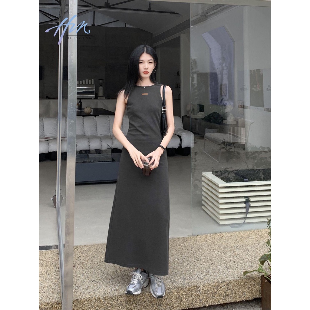 Đầm Dài Sát Nách Ôm Eo Dáng Ôm Gợi Cảm Phong Cách Mới Cho Nữ