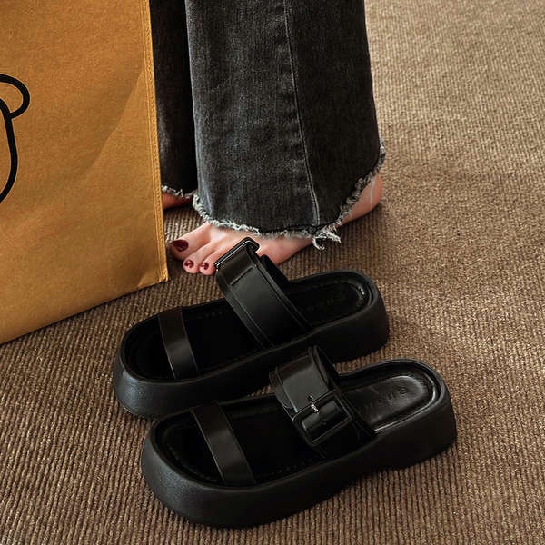 Dép nữ đế dày mùa hè đế xốp 2023 mẫu mới