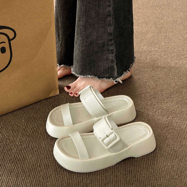 Dép nữ đế dày mùa hè đế xốp 2023 mẫu mới