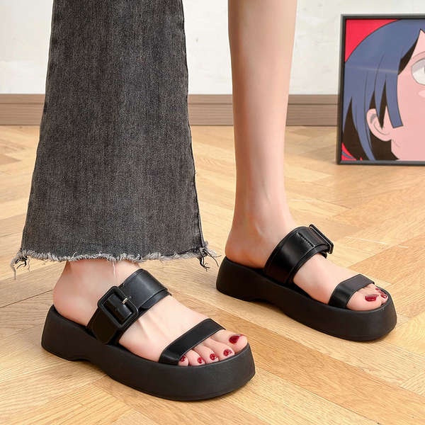 Dép nữ đế dày mùa hè đế xốp 2023 mẫu mới