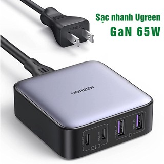 Củ sạc UGREEN Nexode 65W Desktop Charger 4 Cổng Sạc Nhanh