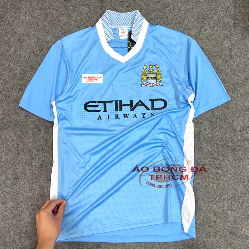 Retro.MANClTY 11/12 - Áo Bóng Đá RETRO CLASSlC Thái cao cấp - RetroMANClTY biển 11/12