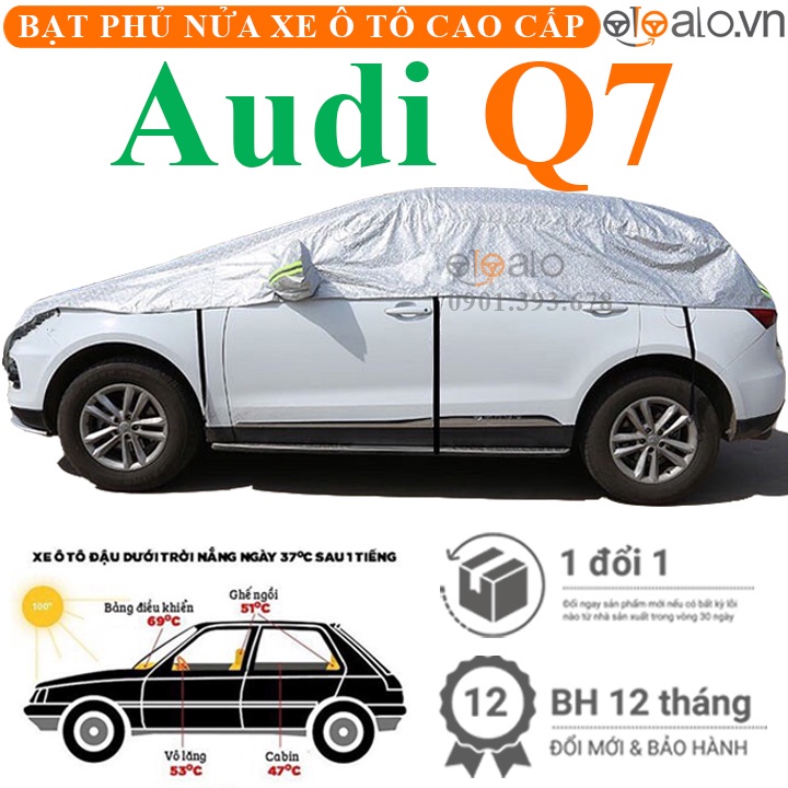 Bạt trùm phủ nóc dành cho xe Audi Q7 vải dù 3 lớp cao cấp - OTOALO