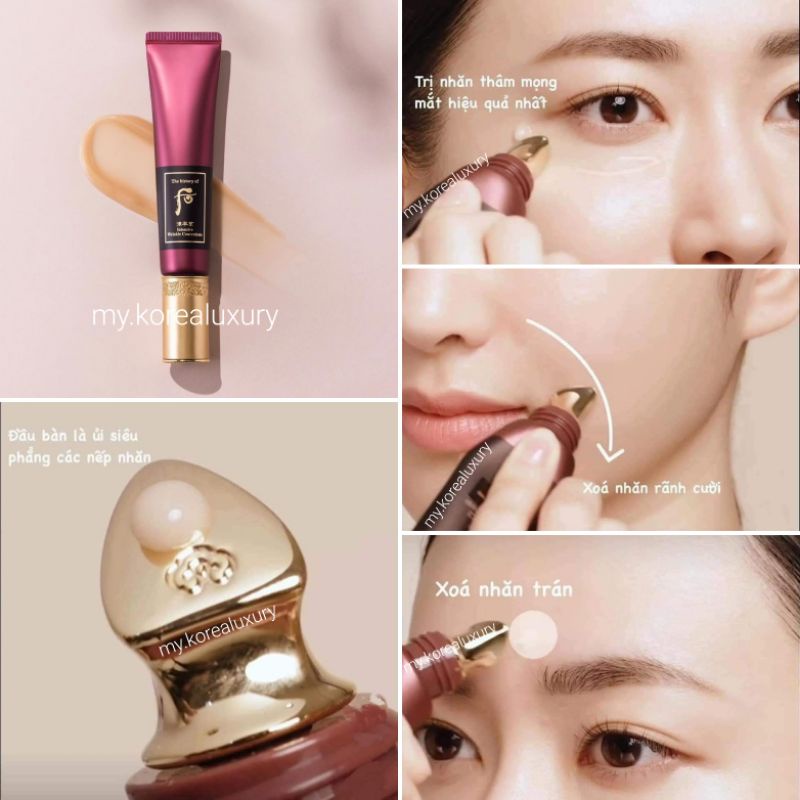 [Mẫu mới] Gói kem chống nhăn Whoo Đỏ Jinyulhyang Intensive Wrinkle Concentrate | BigBuy360 - bigbuy360.vn