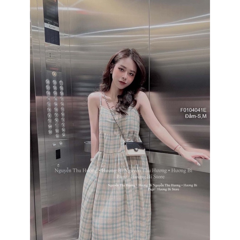 Váy baby doll 2 dây kẻ M567 | BigBuy360 - bigbuy360.vn