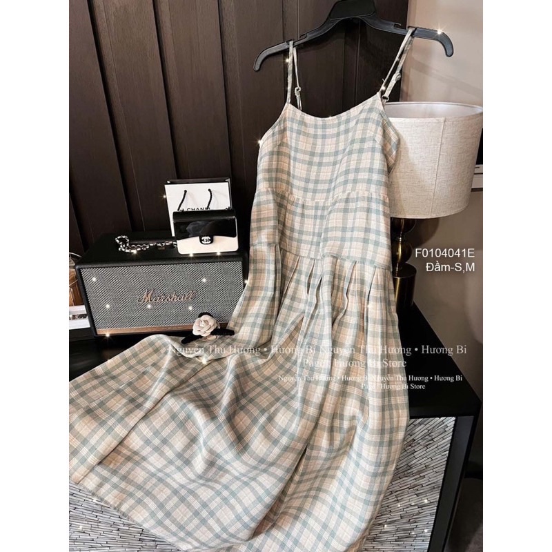 Váy baby doll 2 dây kẻ M567 | BigBuy360 - bigbuy360.vn