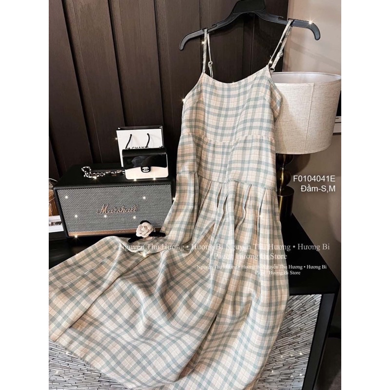 Váy baby doll 2 dây kẻ M567 | BigBuy360 - bigbuy360.vn