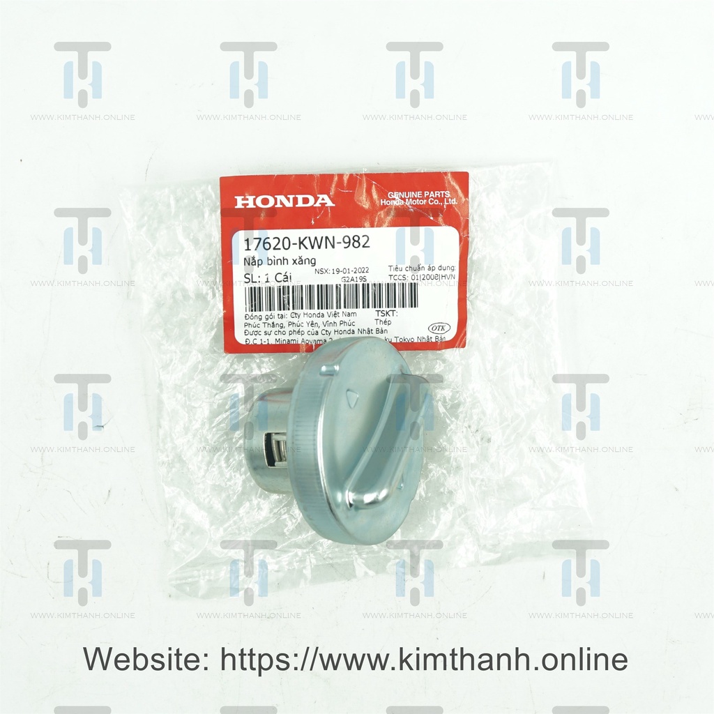 Nắp xăng sắt SH 2008 Honda VN _ 17620KWN982