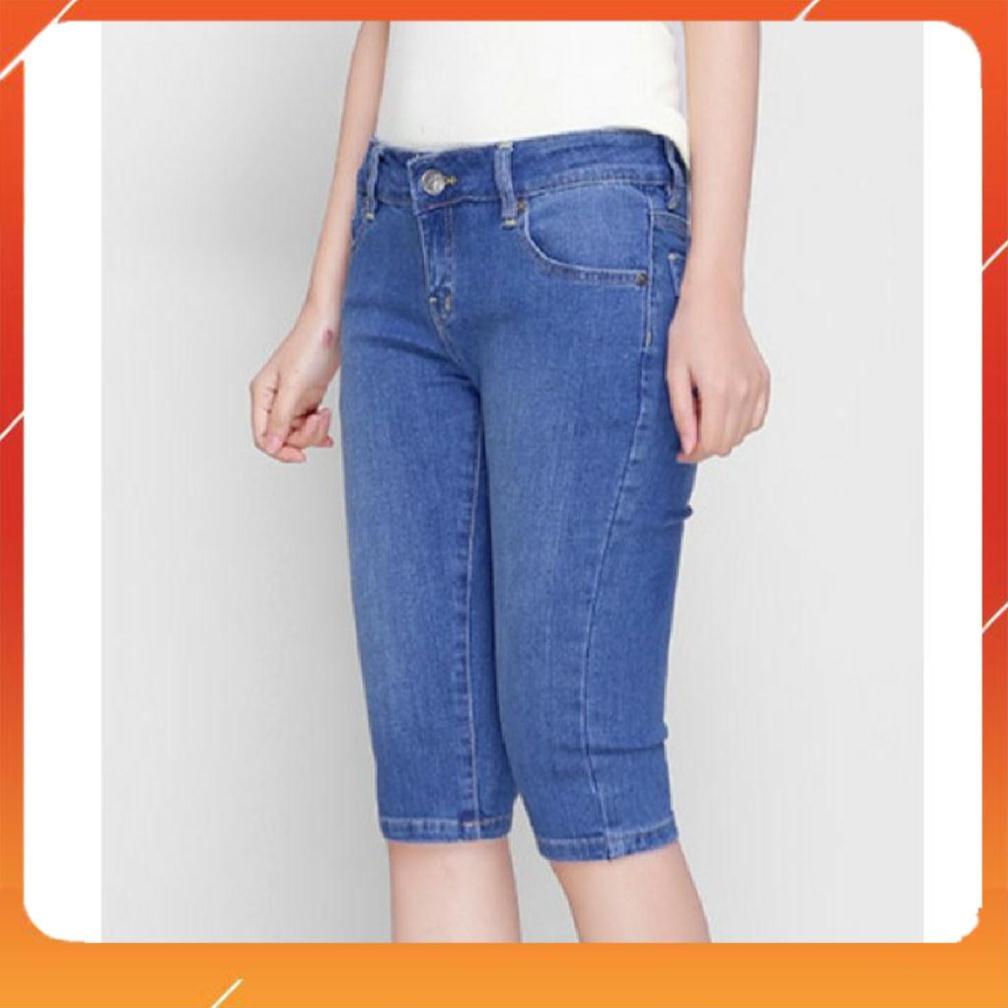 Quần Jeans Nữ Quần Ngố Nữ Co Giãn Lưng Cao Hàng công Ty Xuất Khẩu Nhiều Màu