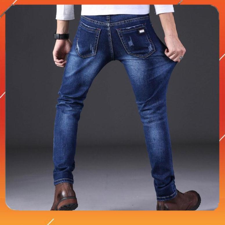 Quần Jean Nam Quần Bò Denim Nam Cào Co Giãn Hàng Công Ty Xuất Khẩu