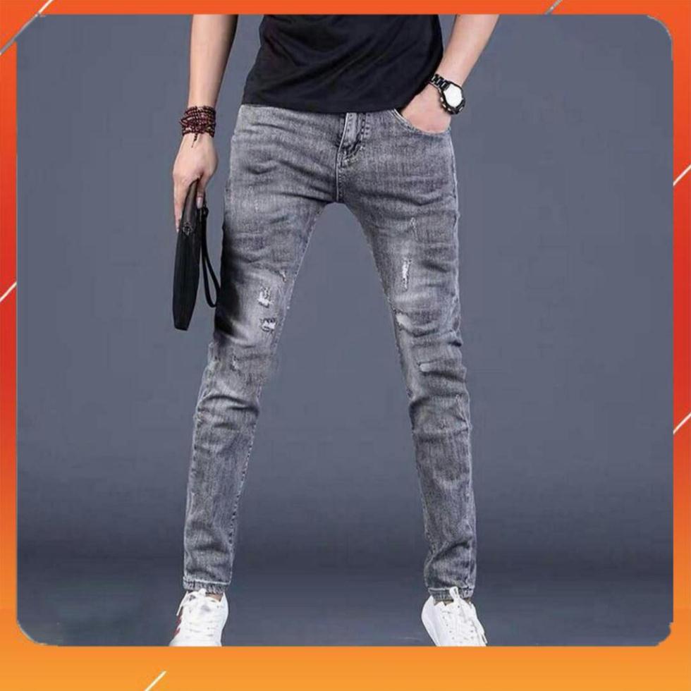Quần Jean Nam Quần Bò Denim Nam Cào Co Giãn Hàng Công Ty Xuất Khẩu