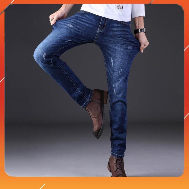 Quần Jean Nam Quần Bò Denim Nam Cào Co Giãn Hàng Công Ty Xuất Khẩu