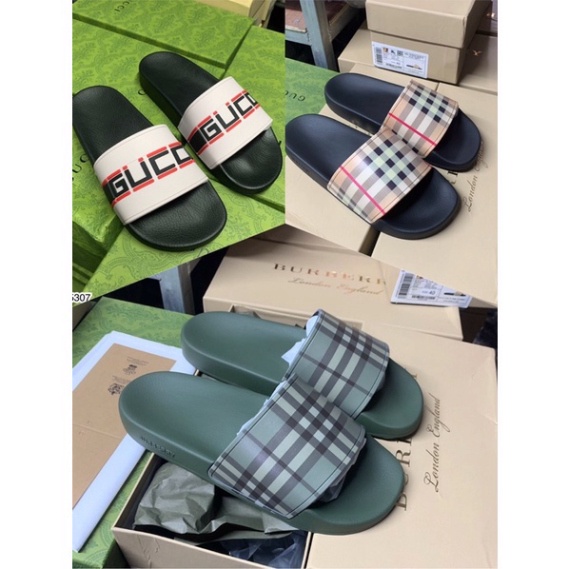 FREE SHIP Dép Quai Ngang BBR Full box Cho Ae - Dép Lê Full Box BBR Cao Cấp