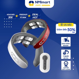 Máy Massage Cổ Vai Gáy, Mát Xa Trị Liệu Jiashi Đa Chức Năng 8 Chế Độ Massage Có Điều Khiển Remoto Từ Xa - MMC01