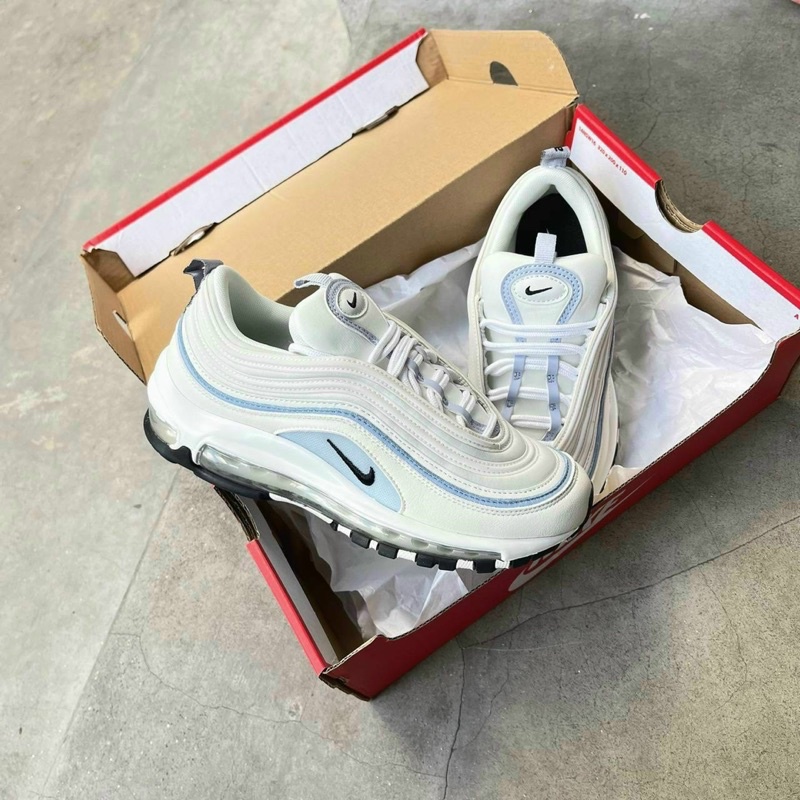 Giày ni.ke max 97, sneaker air max 97 wofl trắng xanh blue tươi mát, giày thể thao nam nữ mới nhất 2023