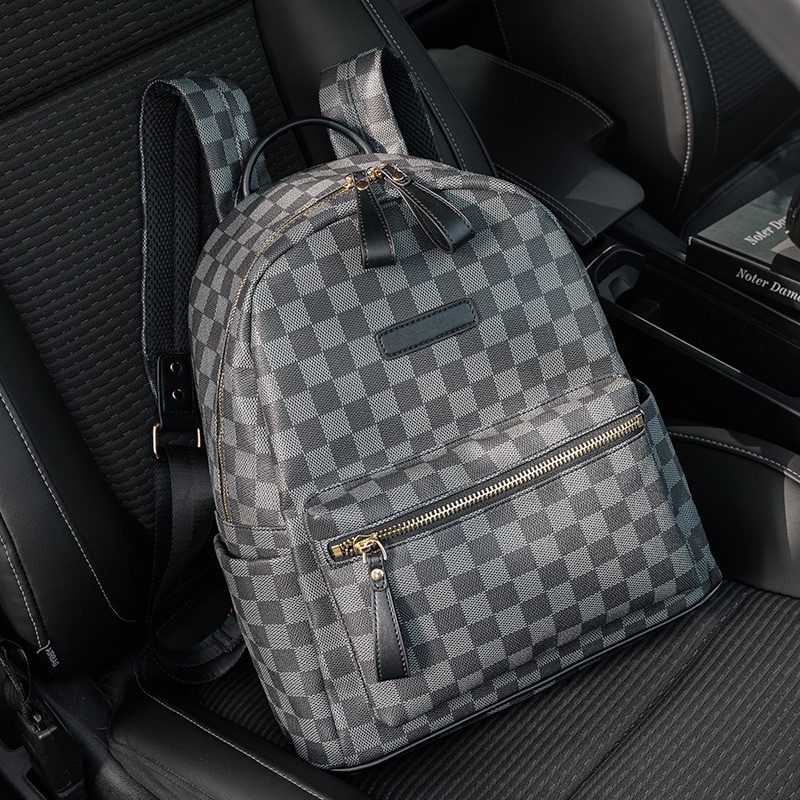 Balo lv caro Da PU Cao Cấp Thời Trang Nam Nữ chống thấm nước, độ bền cao, kiểu dáng trẻ trung