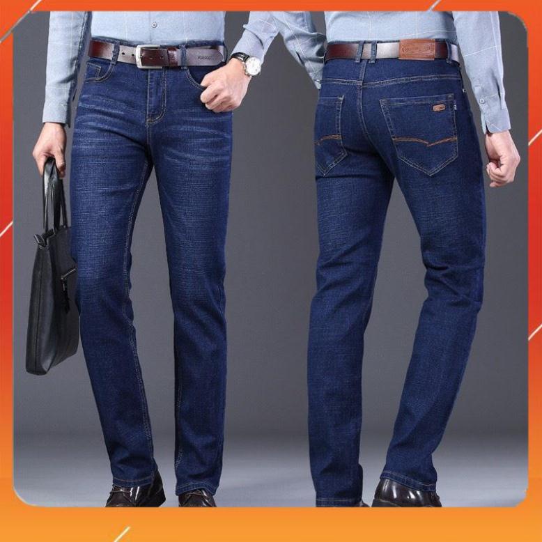 Quần jeans nam trơn Quần bò nam Co Giãn hàng công ty xuất khẩu cao cấp