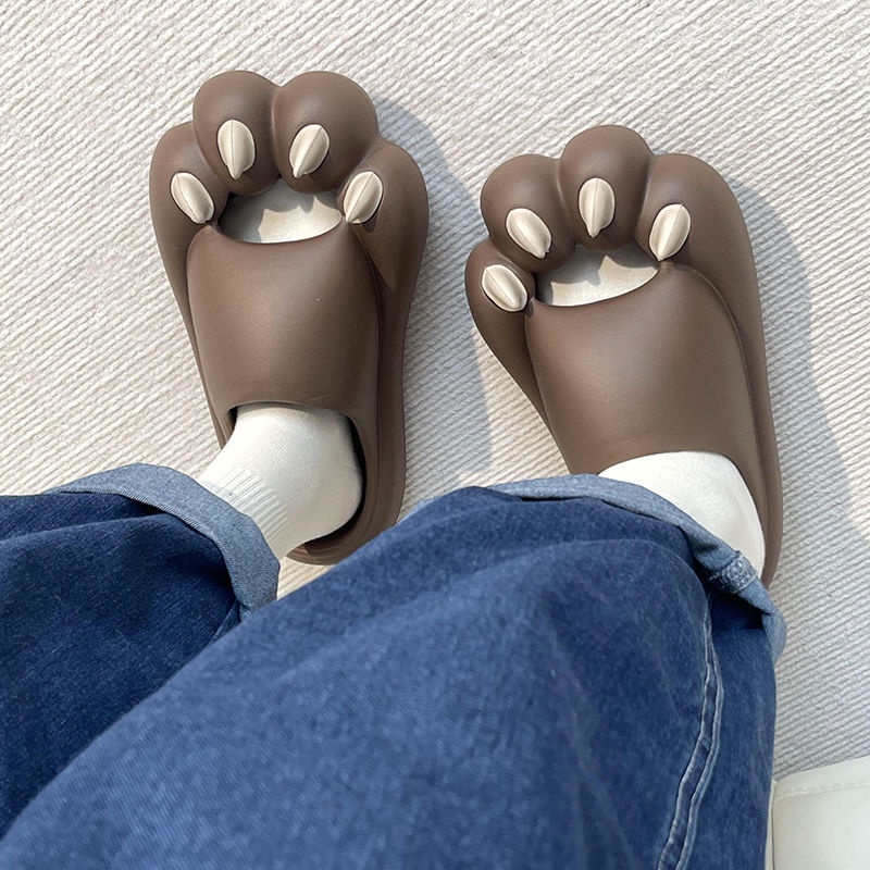 Dép lê hoạt hình mùa hè dễ thương móng gấu