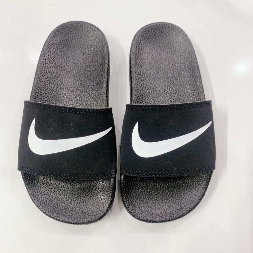 Dép thời trang cho bé chống trơn trượt quai ngang Nikees trắng full sz 26 - 35