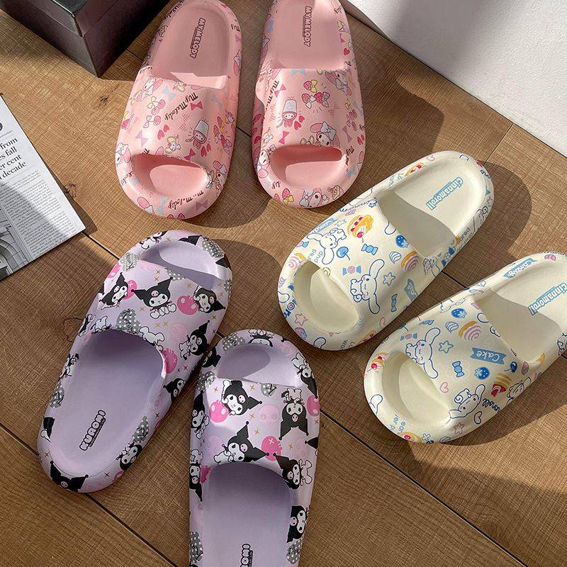 Dép đi trong nhà chống trượt đế dày mùa hè