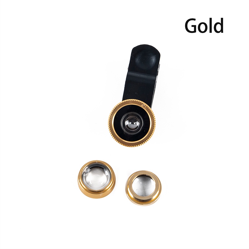 3-in-1 Wide Angle Macro Fisheye Lens Camera Kits Mobile Phone Fish Eye Lenses