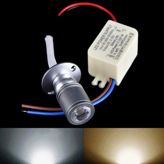1W Mini Spotlight LED Ceiling Lamp Recessed Downlight Cabinet Lighting
