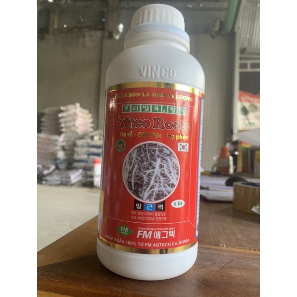 Vinco Roots - Ra rễ, giải độc, hạ phèn chai 1lít