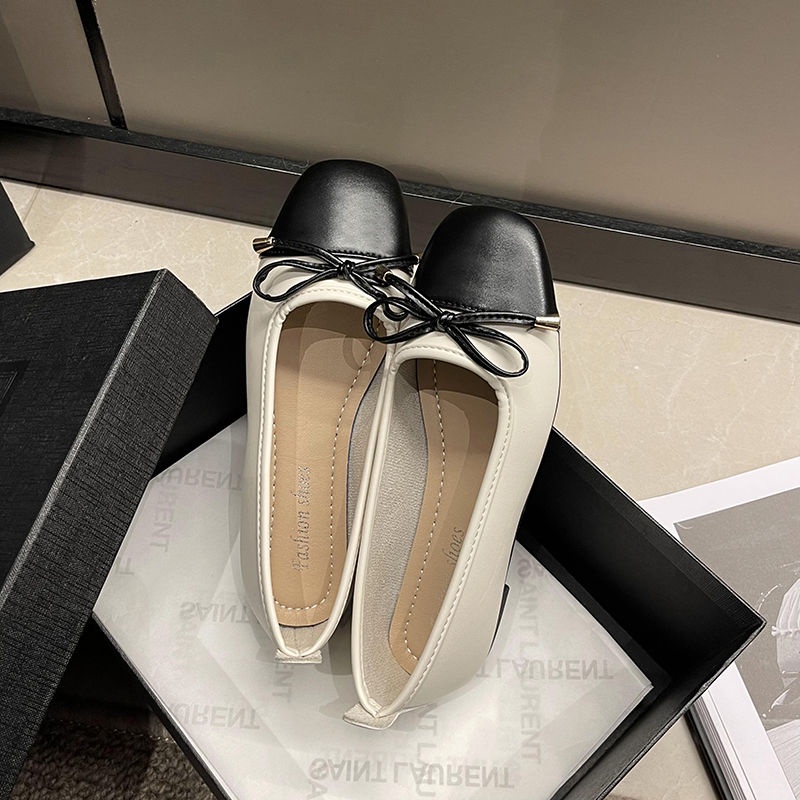 Giày Lười Đế Bằng Phong Cách Hàn Quốc Thời Trang Xuân Hè Mới Cho Nữ