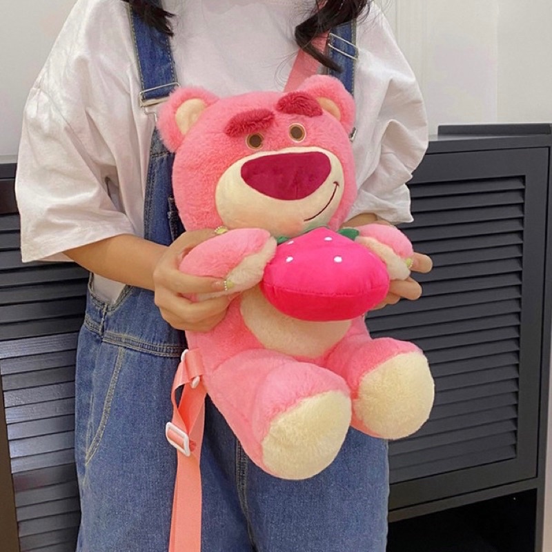 Balo Gấu Dâu Ôm Dâu Siêu siêu xinh